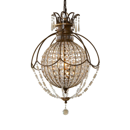 Żyrandol Elstead Lighting Bellini brąz FE-BELLINI3