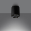 Sollux Lighting Plafon ZOE czarny LED SL.1210