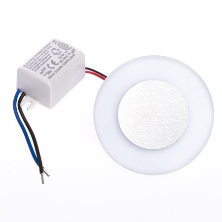 Eko-Light Oprawa schodowa OTI Barwa Ciepła 3000K 12V z czujnikiem ruchu EKS1078 BIAŁY / SREBRNY