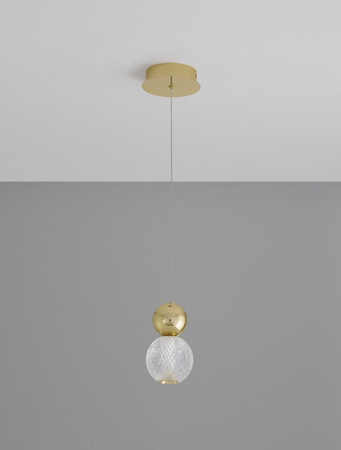 Lampa wisząca Luces Exclusivas PONCE złoty LE42698