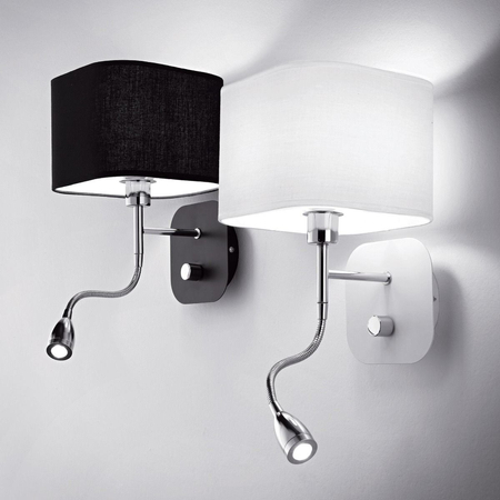 Kinkiet Ideal Lux 124179 Holiday AP2 Nero