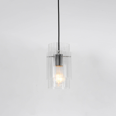 Lampa wisząca Savona 1xE27 transparentna LP-707/1P
