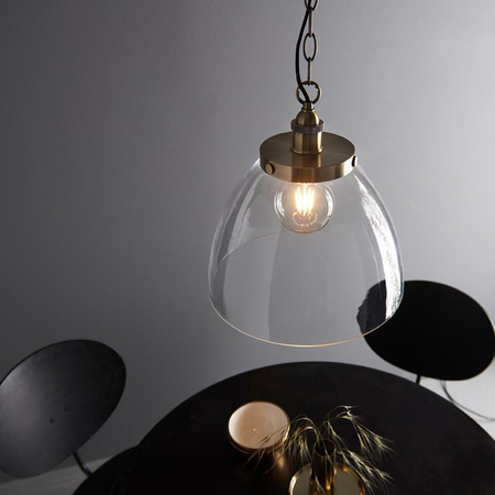 Lampa wisząca Endon Lighting Hansen Grand 102926 mosiądz