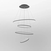 Lampa wisząca Ledowe Okręgi No.4 100cm 4k Różowe Złoto Dali