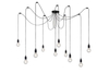 Lampa wisząca Lucide FIX czarny 8408/10/30