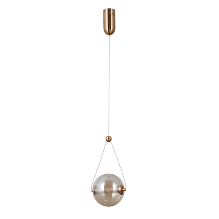 Lampa wisząca Italux Rastia PND-34361-S-HBR-AMB złoty