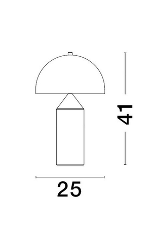 Lampa stołowa Luces Exclusivas ABABAY - złoty LE43444