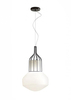 Lampa wisząca Fabbian F27A1124 Aerostat Con Gabbia Ø 330 Cromo Nero