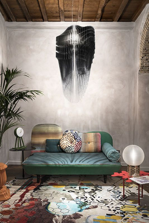 Lampa wisząca Slamp AVI84SOS0001N_000 Avia Small Black