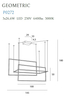 Lampa wisząca Maxlight GEOMETRIC P0272 biały