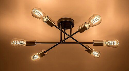 Lampa sufitowa Rabalux Branwen 71026 czarny matowy