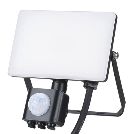 Eko-Light Naświetlacz LED 20W PIR 2000lm 5000K EKN9018 CZARNY