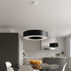 Sollux Lighting Żyrandol SATURNO 70 czarny SL.0752