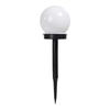 Eko-Light Lampka ogrodowa solarna kulka EKO0595 CZARNY / BIAŁY