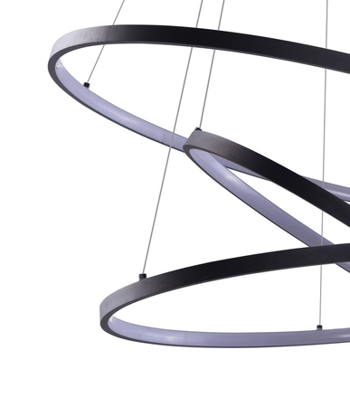 Lampa wisząca WHEEL 3 DIMM BLACK Azzardo AZ2920 black