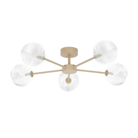 Lampa sufitowa Kaja CASOLI K-5711 transparent, beż