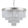 Lampa wisząca Italux Verdes PND-44372-8A-SLVR-BRW Srebrny