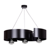 Lampa wisząca VIXON 3 BLACK Emibig 284/3 czarny
