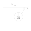Kinkiet MOTIVE LED L Nowodvorski 10851 czarny