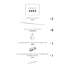Zestaw szynowy Zuma Line 3054 ZESTAW 10 SZYNOPRZEWODY WHITE JEDNOOBWODOWY