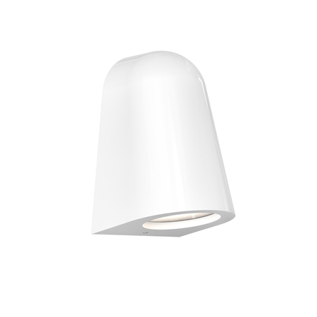 Kinkiet zewnętrzny Astro Mast Light 1317021 Biała Szkliwiona Ceramika