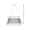 Lampa wisząca Zuma Line MD3328-2M-3BT BALU LAMPA WISZĄCA CZARNA/BLACK