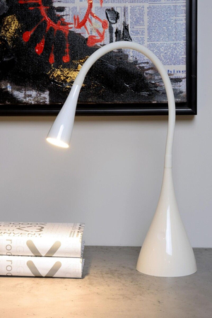 Lampa biurkowa Lucide ZOZY biały 18650/03/31