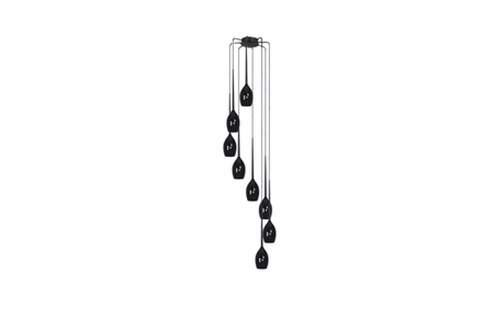 Lampa wisząca IZZA 8 BLACK Azzardo AZ0159 czarny