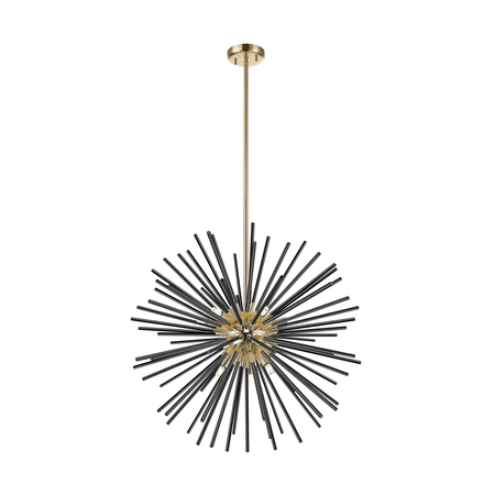 Lampa wisząca URCHIN Zuma Line P0491-09C-F7BC czarny/złoty