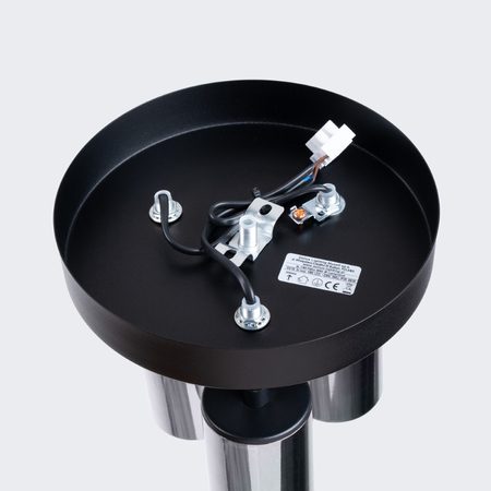 Sollux Lighting Plafon WINX 3P czarny/chrom SL.1369