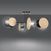 Lampa sufitowa ZITA 4 BLACK Emibig 173/4 czarny
