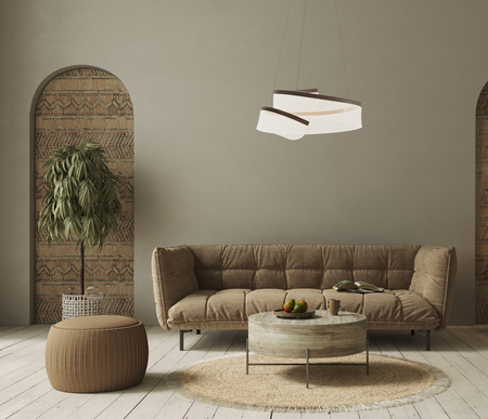 Lampa wisząca Italux Rustin PND-58728-45W-3K Kawowy