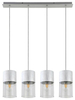 Lampa wisząca Rabalux Zelkova 3156 szczotkowane aluminium