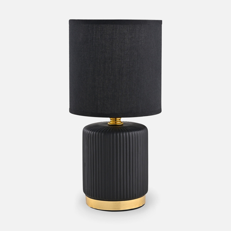 Lampa stołowa Zuma Line HS8720-BL LAMPA STOŁOWA CZARNY/ZŁOTY