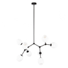 Lampa wisząca Italux PND-75075-8-BK-WG Czarny