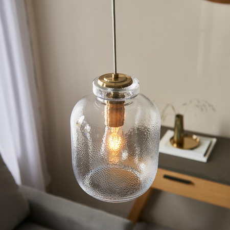 Lampa wisząca Endon Lighting Lyra 106923 mosiądz