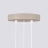Sollux Lighting Lampa wisząca KARBON 3P taupe SL.1775