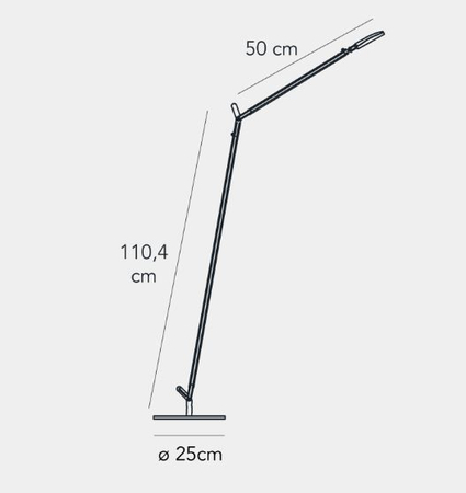 Lampa podłogowa LED Fontana Arte F435025350BIWL Volée