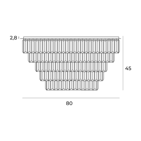 Plafon Maxlight MONACOC16 C0224 złoty