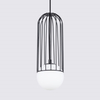 Sollux Lighting Lampa wisząca BRINA 1 czarna SL.1332