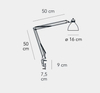 Lampa stołowa Fontana Arte F810110200NENE Naska