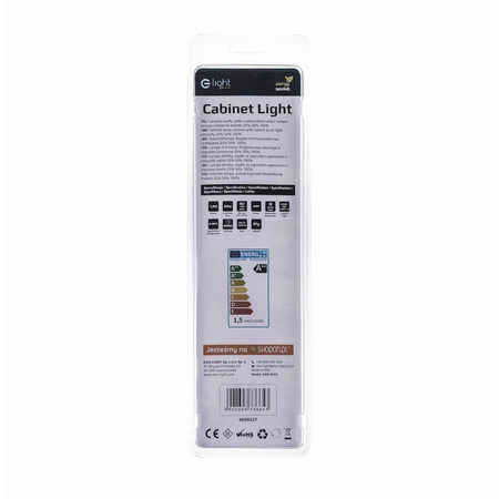 Eko-Light LAMPKA Z WŁĄCZNIKIEM 29 cm EKB6653 BIAŁY