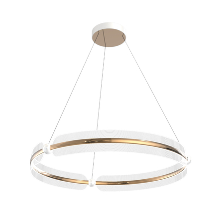 Lampa wisząca Italux PND-62738-53W-3K-GD Złoty, biały