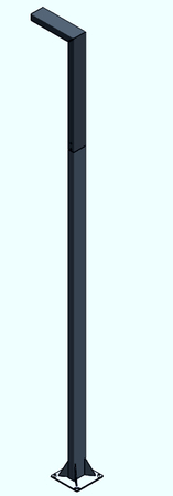 ASKER POLE PRO 5228 GRAPHITE LED 19,6W 3000K 300CM