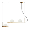 Lampa wisząca Italux Kernio PND-357783-BRO+W Mosiężny