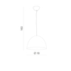 Lampa wisząca Azzardo MODENA AZ1399 CHROME