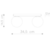 Sollux Lighting Plafon YOLI 2 biały SL.1147