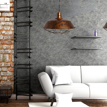 Industrialna Lampa wisząca Abigali Antique E27, miedziany