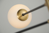 Lampa wisząca OVIEDO 8 GO/BK Azzardo AZ4423 czarny/złoty