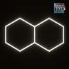 Lampa LED Hexagon Blaupunkt 79W geometryczny panel sufitowy led 4000K CRI90 w kształcie plasta miodu